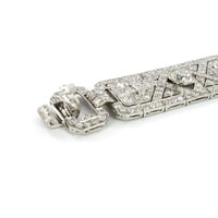 Art Deco Bracelet with Diamonds in Platinum 950