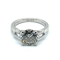Exceptional 2.34 Carat GIA Certified Diamond Ring in Platinum by Graff Exceptional 2.34 Carat GIA Certified Diamond Ring in Platinum by Graff