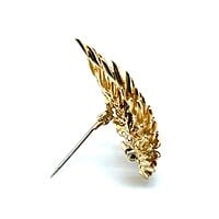 Talisman Wings Brooch with Diamonds in 18 Karat Yellow Gold