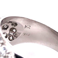 Diamond 18 Karat White Gold Dome Ring Diamond 18 Karat White Gold Dome Ring