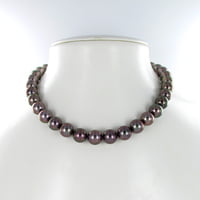 Multicolored Tahitian Cultured Pearl and Diamond Necklace