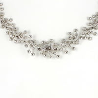 12 Carat Diamond White Gold 750 Necklace