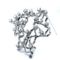 Aerial Diamond Brooch in 18 Karat White Gold Aerial Diamond Brooch in 18 Karat White Gold
