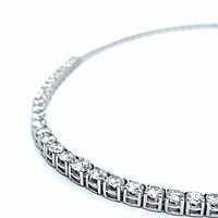 Classic Rivière Diamond Necklace in 18K White Gold by Bucherer