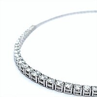 Classic Rivière Diamond Necklace in 18K White Gold by Bucherer Classic Rivière Diamond Necklace in 18K White Gold by Bucherer
