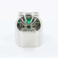 Emerald Diamond Cocktail Ring Emerald Diamond Cocktail Ring