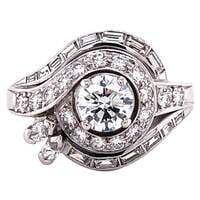 Diamond White Gold 750 Cocktail Ring Diamond White Gold 750 Cocktail Ring