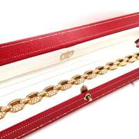 Timeless Cartier Diamond 18 Karat Yellow Gold Bracelet Timeless Cartier Diamond 18 Karat Yellow Gold Bracelet