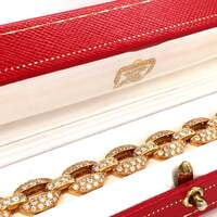 Timeless Cartier Diamond 18 Karat Yellow Gold Bracelet Timeless Cartier Diamond 18 Karat Yellow Gold Bracelet