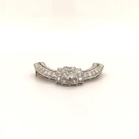 Art Deco Platinum and Diamond Brooch