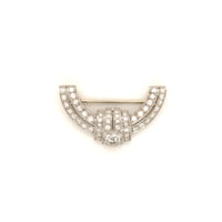 Art Deco Platinum and Diamond Brooch