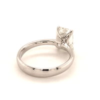 GIA Certified 3.01 Carat Emerald Cut Diamond White Gold Solitaire Ring