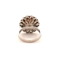 Golden South Sea Cultured Pearl and Diamond 14 Karat White Gold Ring