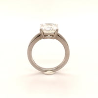 GIA Certified 3.37 Carat H-IF Emerald Cut Diamond Ring