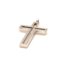 Diamond White Gold 750 Cross Pendant