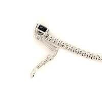 Tourmaline and Diamond White Gold Earhangers Tourmaline and Diamond White Gold Earhangers