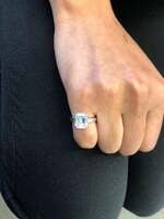 GIA Certified 3.37 Carat H-IF Emerald Cut Diamond Ring GIA Certified 3.37 Carat H-IF Emerald Cut Diamond Ring