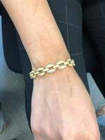 Timeless Cartier Diamond 18 Karat Yellow Gold Bracelet