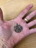 Victorian Floral Brooch with Pearls and Diamonds in Silver and Gold Victorian Floral Brooch with Pearls and Diamonds in Silver and Gold