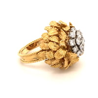 Gubelin Diamond Ring in 18 Karat Yellow and White Gold