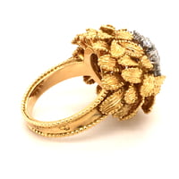 Gubelin Diamond Ring in 18 Karat Yellow and White Gold