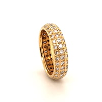 Diamond Eternity Ring in 18 Karat Yellow Gold