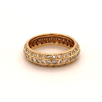 Diamond Eternity Ring in 18 Karat Yellow Gold