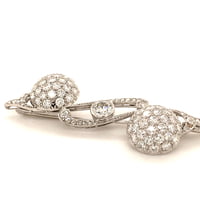 Elegant Diamond Brooch in Platinum 950