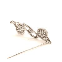 Elegant Diamond Brooch in Platinum 950