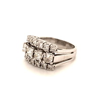 Diamond Ring in 14 Karat White Gold