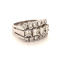 Diamond Ring in 14 Karat White Gold