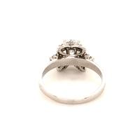 Attractive Diamond Ring in 18 Karat White Gold