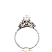 Attractive Diamond Ring in 18 Karat White Gold