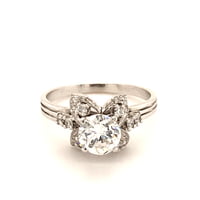 Attractive Diamond Ring in 18 Karat White Gold