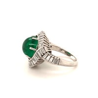 5.69 Carat Colombian Emerald and Diamond Ring in Platinum 950