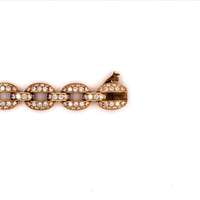 Timeless Cartier Diamond 18 Karat Yellow Gold Bracelet