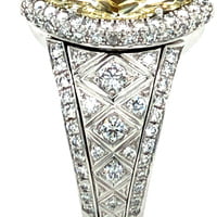 2.77 ct Marquise-Cut Diamond Ring by Avalon Swiss in 18 Karat White Gold