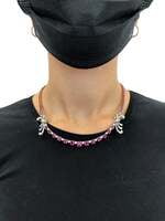 Gorgeous Burmese Ruby and Diamond Necklace in Platinum and 18 Karat Gold Gorgeous Burmese Ruby and Diamond Necklace in Platinum and 18 Karat Gold