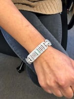 Magnificent Emerald and Diamond Platinum Art Deco Bracelet Magnificent Emerald and Diamond Platinum Art Deco Bracelet